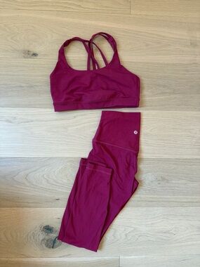 Lululemon Energy Sports Bra & Align Leggings Set (size: 4/6)